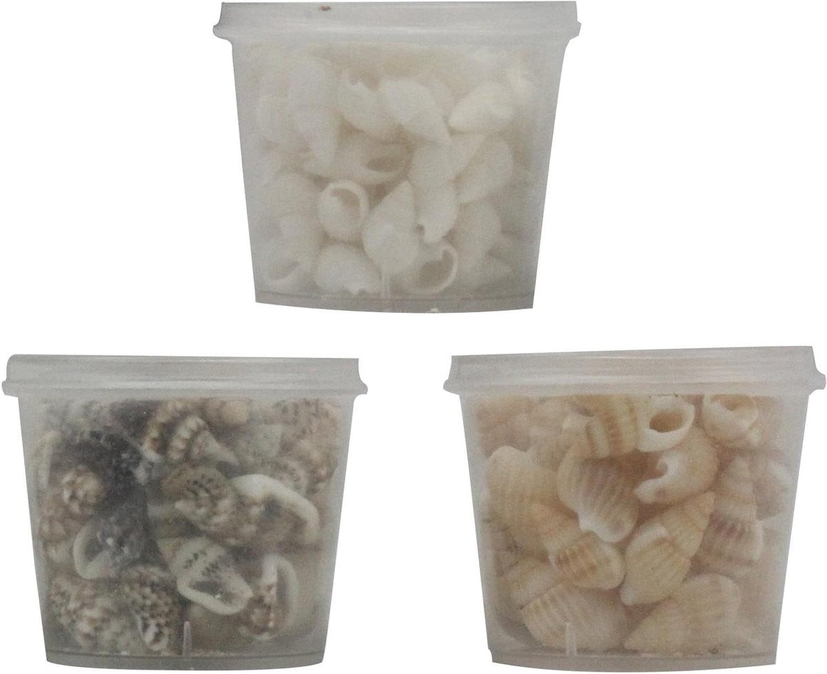 Mini Schelpen Mix Natuurlijke Decoratie - 3 x 30g - Mix Kleur