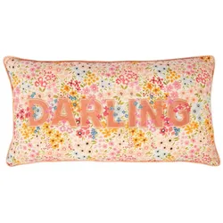Kissen DARLING FLOWERS (BHT 60x30x15 cm) - bunt - BHT 60x30x15 cm