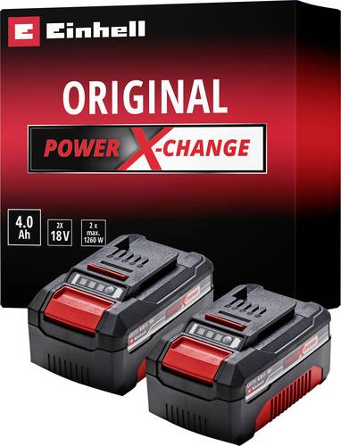 Einhell 4511489 PXC-Twinpack 4Ah Power X-Change Werkzeug-Akku 18V 4Ah Li-Ion