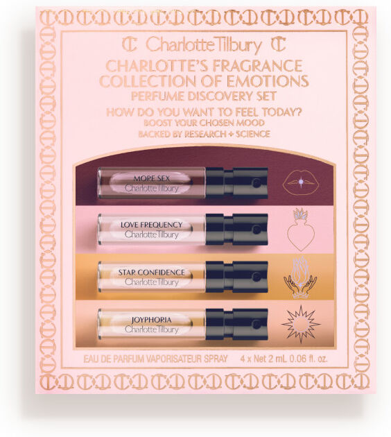 Fragrance Collection Of Emotions - 4 X 2ml Discovery Set Charlotte Tilbury 3003 Charlotte's Fragrance Collection Of Emotions Size: