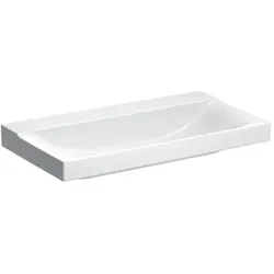 Geberit Xeno2 Waschtisch 500532011 90x48cm, weiß KeraTect, ohne Hahnloch und Überlauf