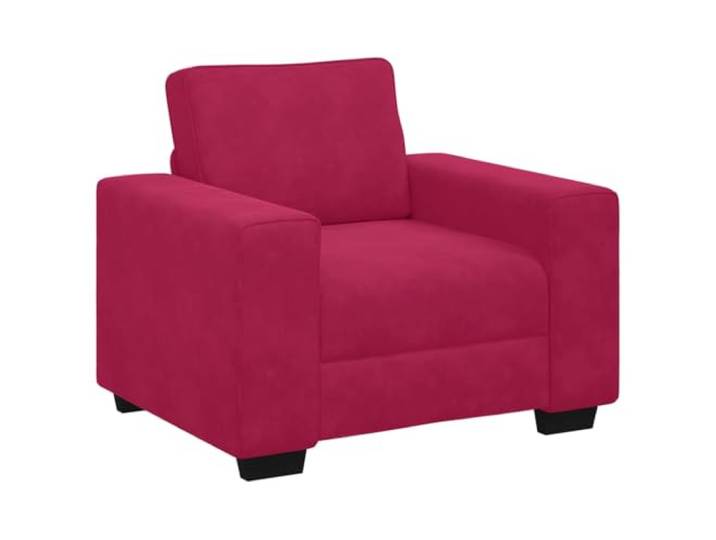 Todiikf Sofasessel Samt Weinrot 100x77x82 cm Polstersessel Couchsessel Gemütlicher Einzelsofa Sessel mit Samtbezug und Polsterung für Wohnzimmer, Schlafzimmer sowie modernen Empfangsbereich.