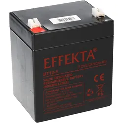 Effekta BT 12-5 AGM Bleiakku 12V 5Ah – wartungsfreier VRLA-Akku