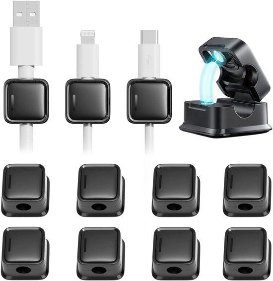 Famanu Magnetische kabelclips - 12 stuks - Transparant