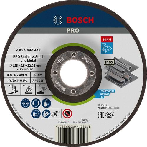 Bosch Accessories 2608602389 Trennscheibe gekröpft 125mm Metall