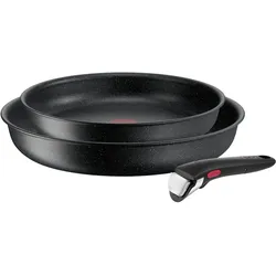 TEFAL Pfannenset Ingenio Black Stone 3-tlg.