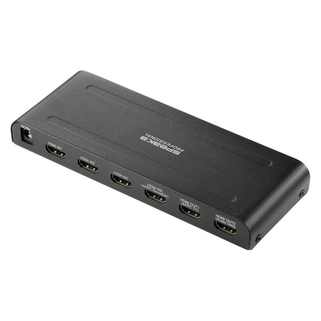 SpeaKa Professional SP-HDA-550 4 Port HDMI-Switch ARC (Audio Return Channel) 409 (SP-10358320)