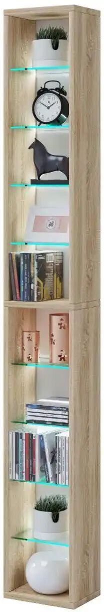Höffner Standregal  Rasato ¦ holzfarben ¦ Maße (cm): B: 21 H: 151,6 T: 14.4