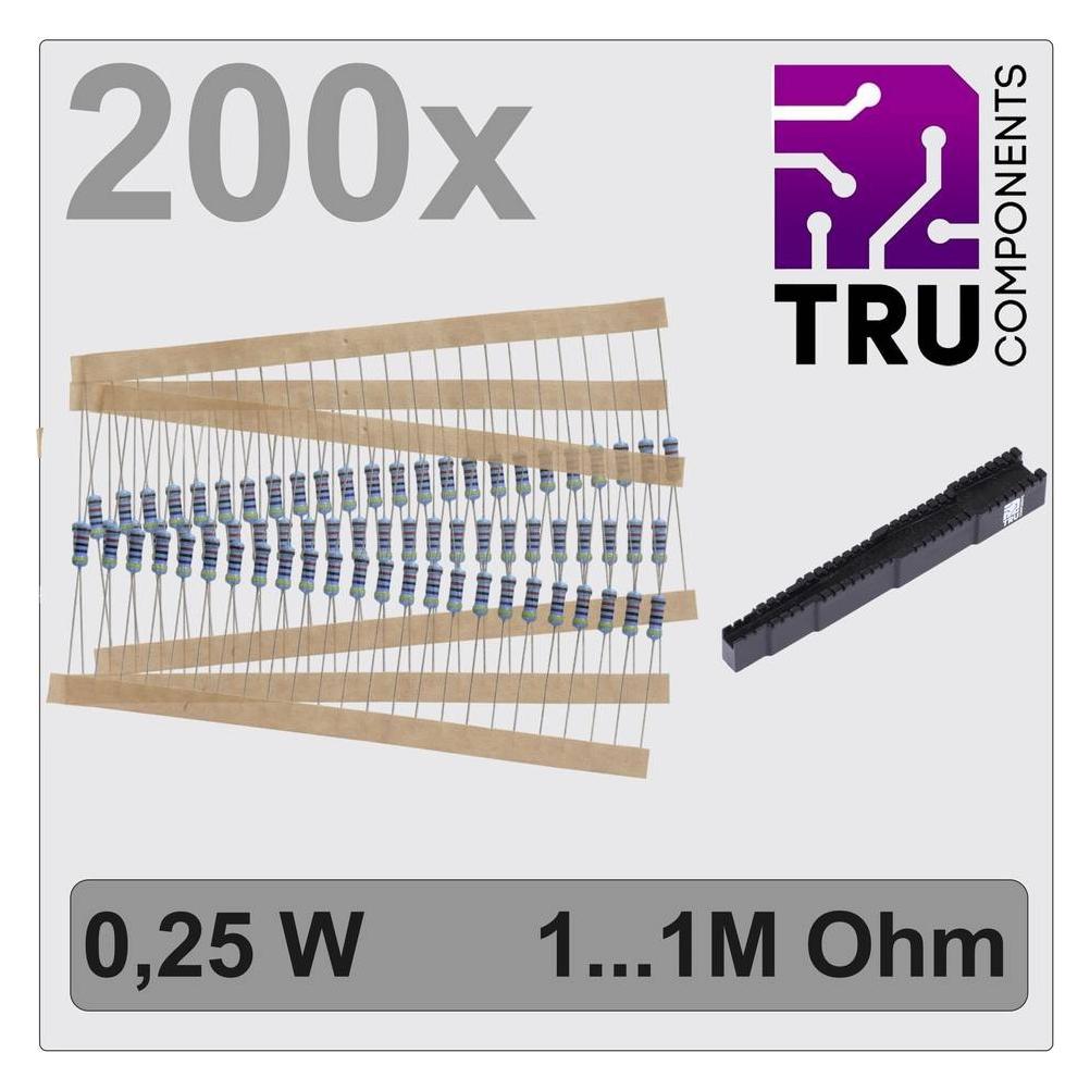Tru Components TC-12888448 T22P035 Metallschicht-Widerstand Sortiment axial bed (TC-12888448)