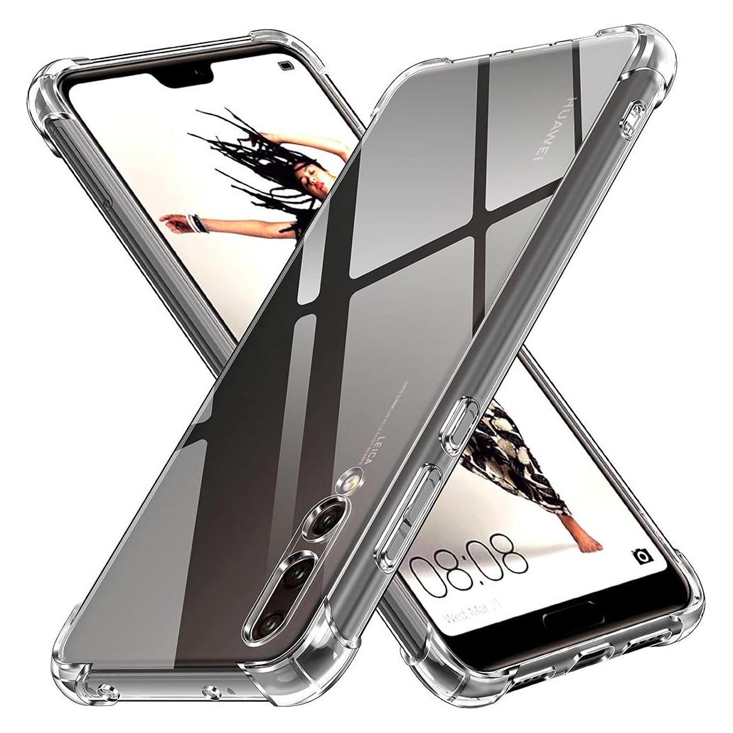 Techsuit - Shockproof Clear Silicone - Huawei P20 Pro - Clear (Huawei P20 Pro) (56344792)
