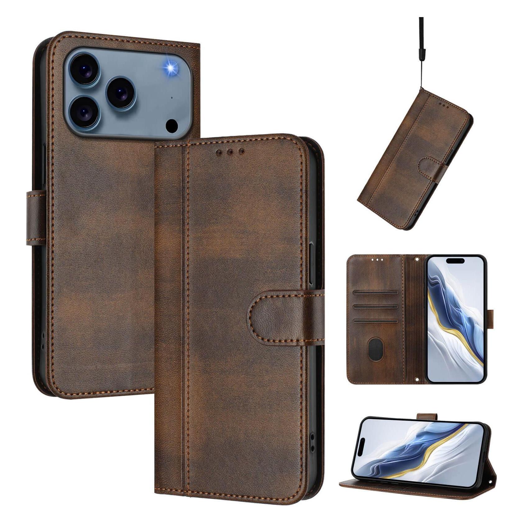Cover-Discount Retro Look Etui im Vintage Design (Apple iPhone 17 Pro, Apple iPhone 18 Pro) (61215246)