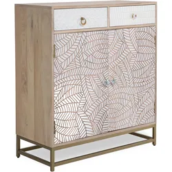 Kommode SANSIBAR AMRUM (BHT 90x100x40 cm) - braun - BHT 90x100x40 cm