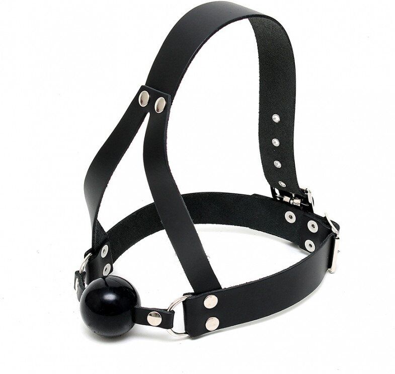 Rimba Bâillon balle en silicone avec bandeau