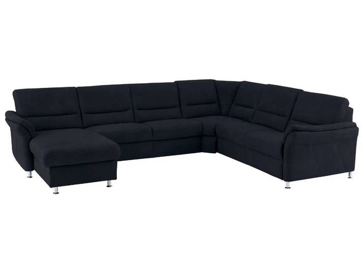 Ecksofa Daisy Basic Polipol / Farbe: Nightblue / Material: Leder Basic
