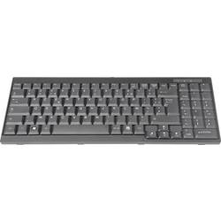 Digitus DS-72000FR Kabelgebunden KVM-Tastatur Französisch, AZERTY Schwarz