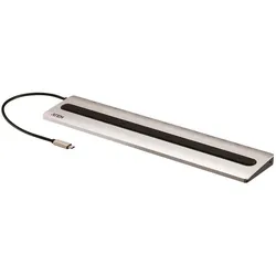 Aten UH3237 Docking Station (USB-C, 8 Ports), Dockingstation + USB Hub, Grau, Schwarz, Gold