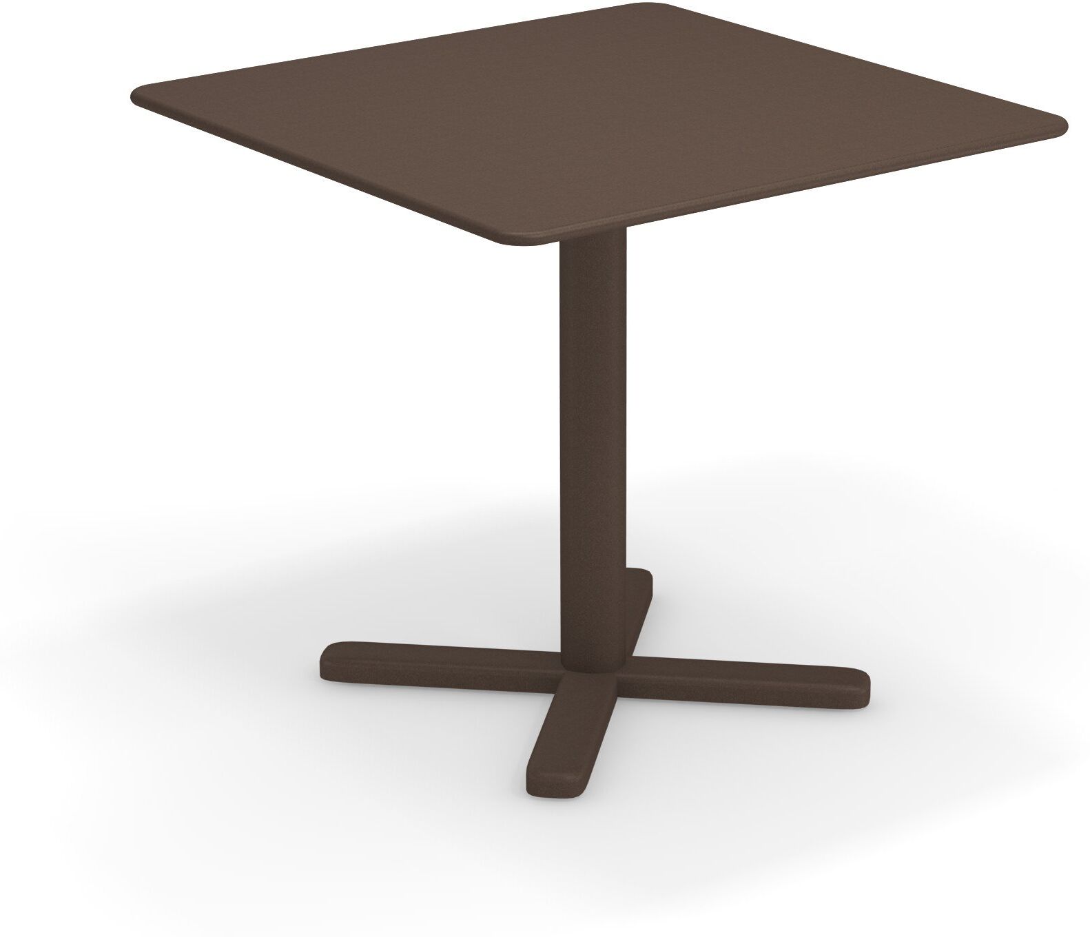 Emu Darwin 529 Tisch 80x80 (dunkelbraun (41, INDIAN BROWN)) dunkelbraun (41, INDIAN BROWN)
