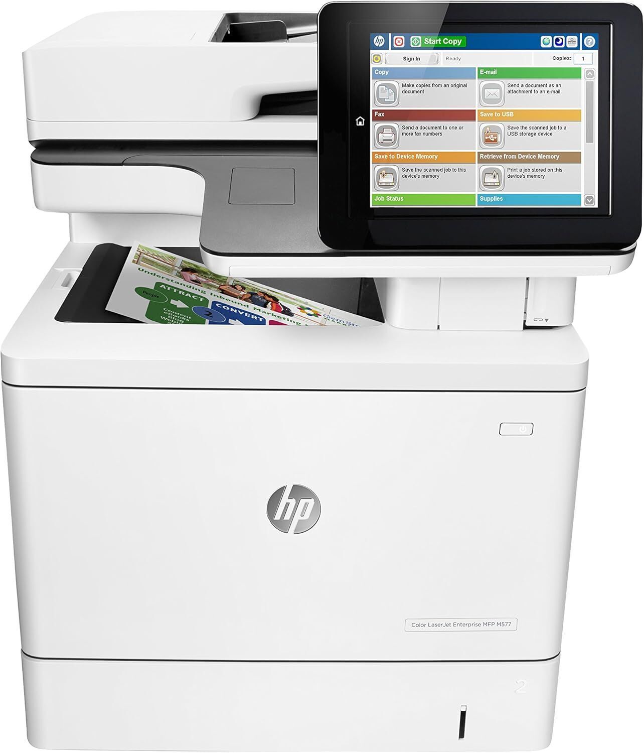 HP LaserJet Enterprise Couleur M577f MFP   Blanc/Noir - Refurbished