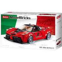 ModelBricks Roter italienischer Sportwagen, Konstruktionsspielzeug