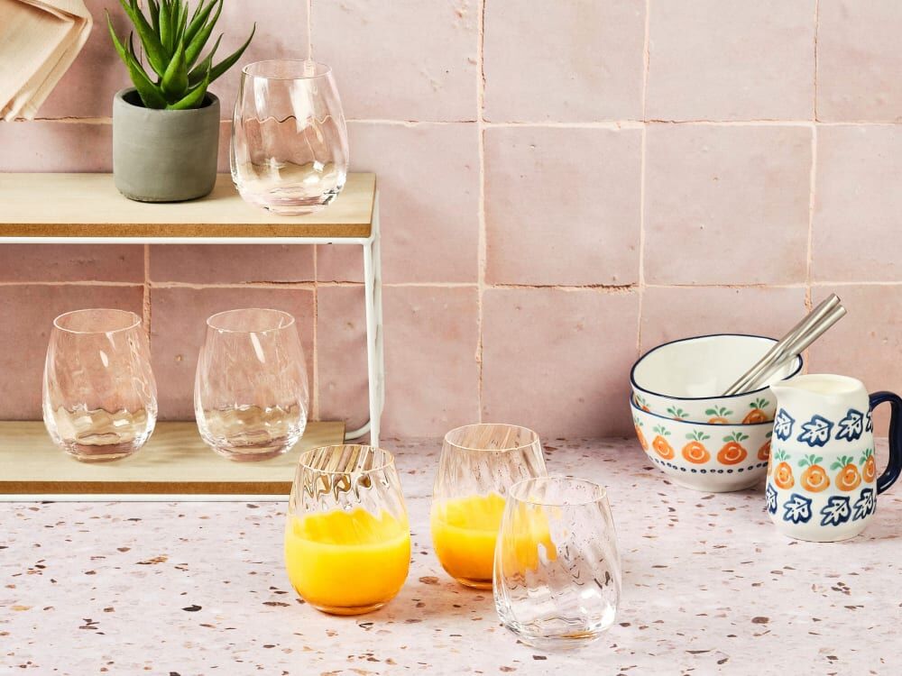 Björn Vasos para refrescos ø6,5cm - 6 piezas - transparente