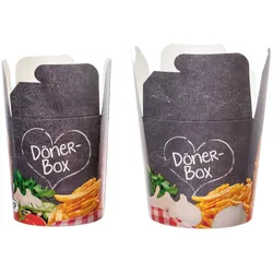 Dönerbox Snackbox 710ml Pappe