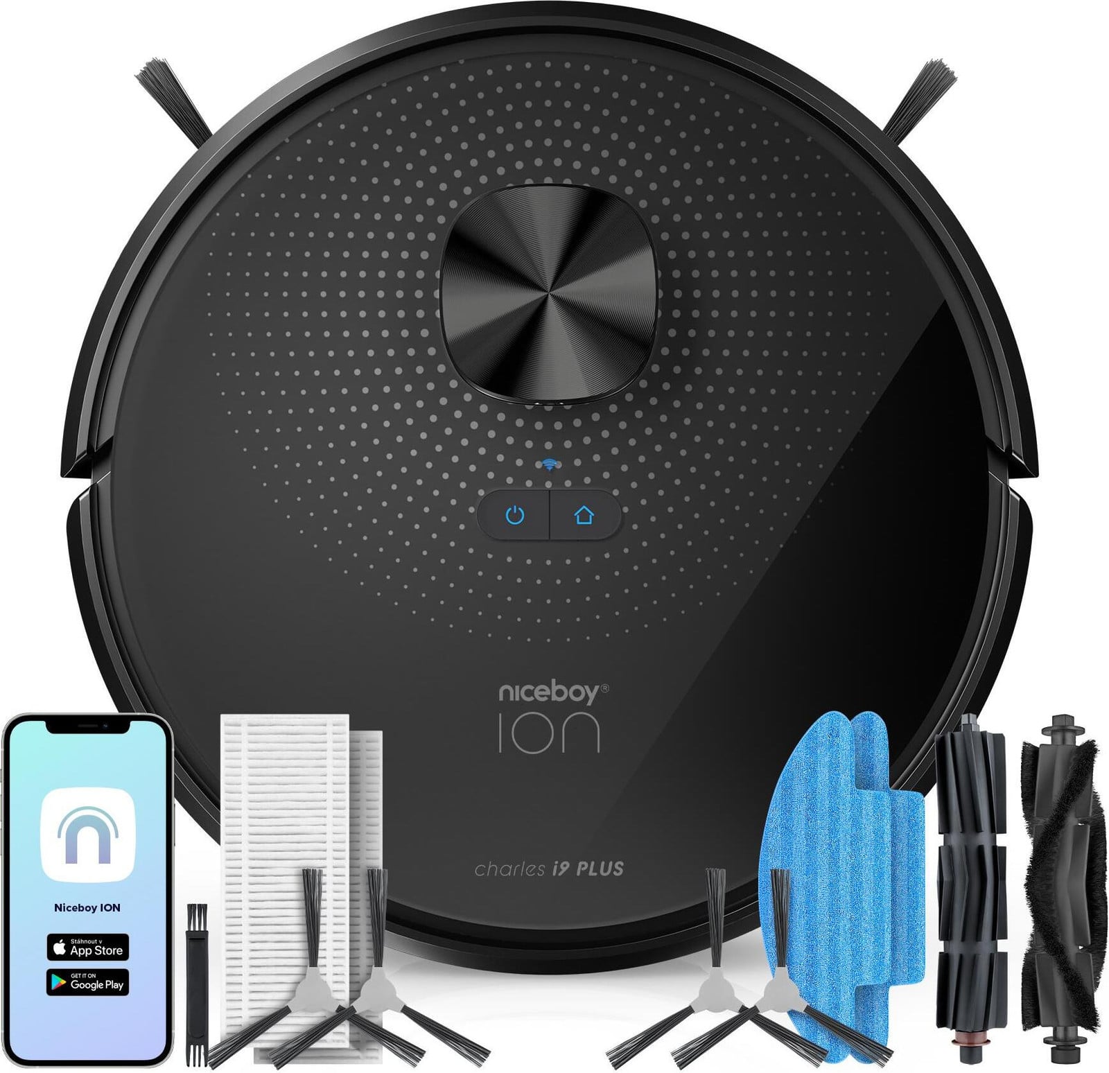 Niceboy ION Charles i9 Plus, zwart