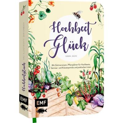 Hochbeet-Glück – Das illustrierte Gartenbuch, Gebundene Ausgabe von Sandra Jägers, Edition Michael Fischer / EMF Verlag, 978-3-7459-1341-5