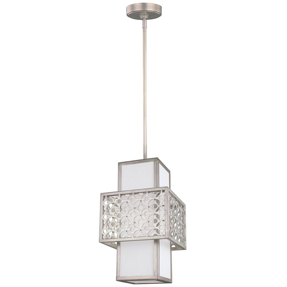 Elstead Lighting Kenney hanglamp Sunrise, zilverkleurig, E27