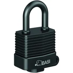 BASI 6150-5000 Vorhängeschloss VHS 615W wetterbeständig 50mm Stahllamellengehäuse