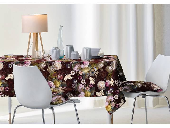 Tischdecke Herbstzeit Typ B 85 x 85cm Violett/Aubergine