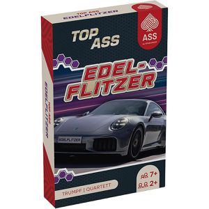 ASS ASS Kartenspiel Altenburger 10054662, TOP  Edelflitzer, ab 7 Jahre, 2-4 Spieler