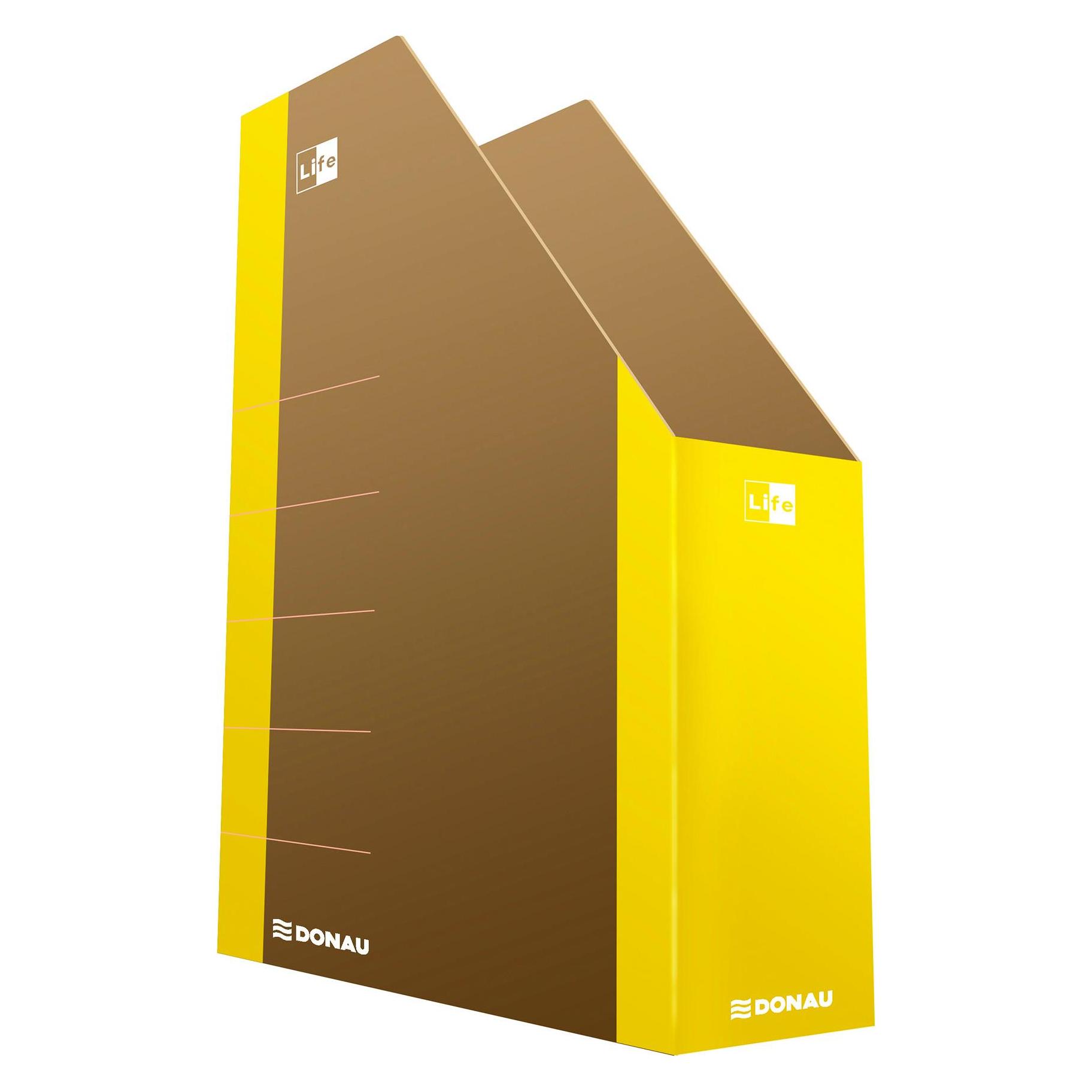 Donau Stehsammler LIFE 330289108 gelb Karton, DIN A4 (A4) (330289108)