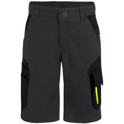 Kinder Arbeitsshorts "CHARLY" - 122/128 - anthrazit/schwarz