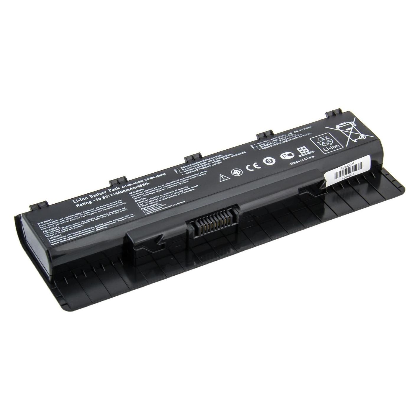 Avacom ASUS N46, N56, N76 SERIES A32-N56 LI-ION (4 Zellen, 4400 mAh) (NOAS-N56-N22)