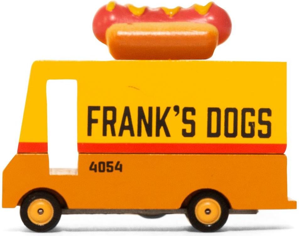 Candylab Houten Speelgoedauto Hotdog-kraam