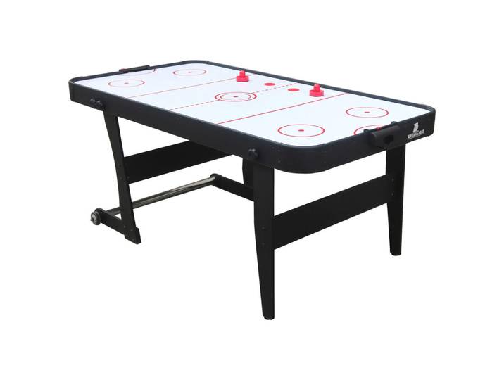 Tischeishockey, Schwarz, Holz, 91x78.7x183 cm, CE, Freizeit & Co, Spieltisch