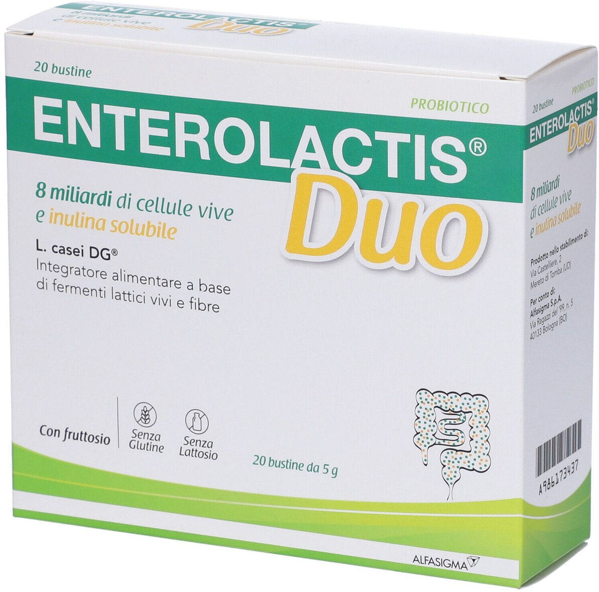 Alfasigma Enterolactis Duo 20 bustine