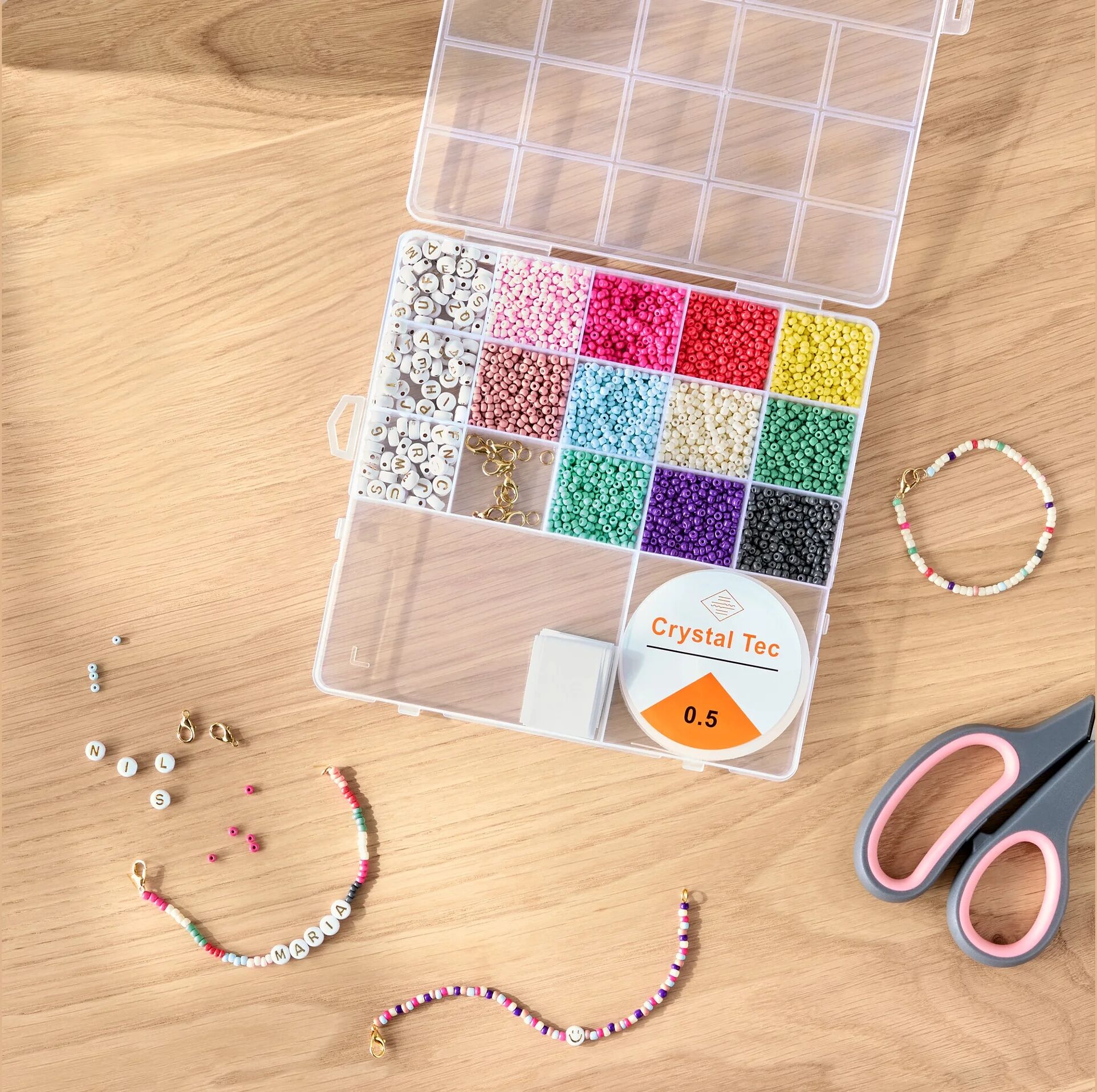 Tchibo - DIY-Perlen-Set - mehrfarbig