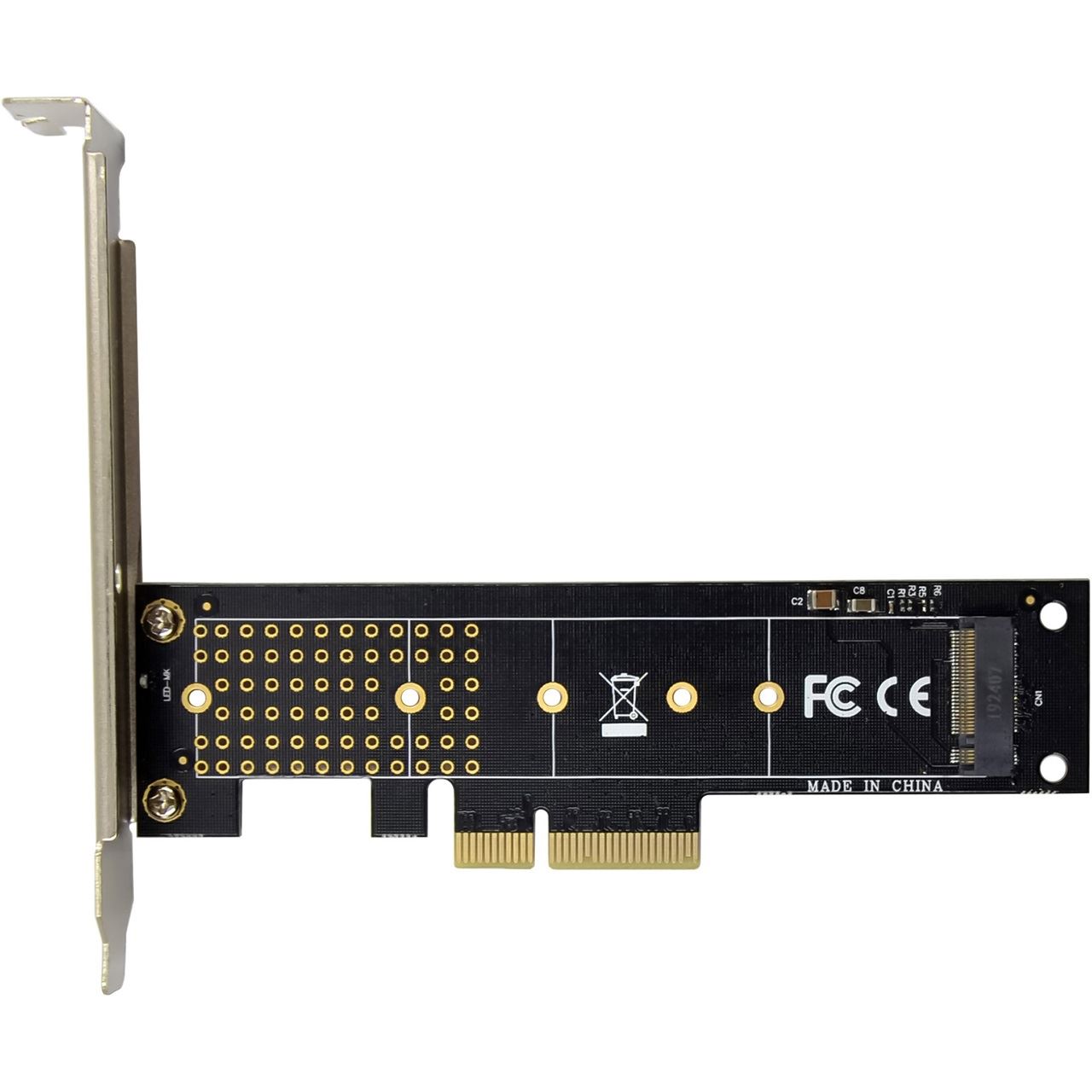 InLine Schnittstellenkarte, PCIe x4 zu M.2 NVMe Key M (22110), Low-Profile