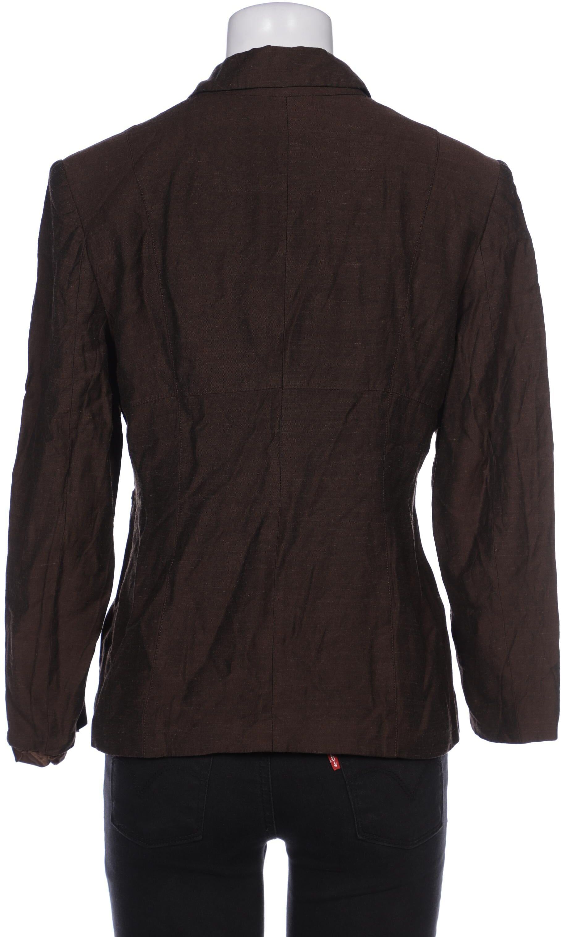 Cartoon Damen Blazer, Braun, Gr. M, Viskose / Leinen - Second Hand
