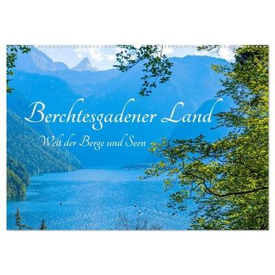 Berchtesgadener Land - Welt der Berge und Seen (Wandkalender 2027 DIN A2 quer), CALVENDO Monatskalender