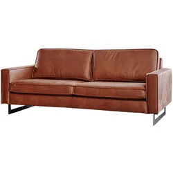 SOFA VILNIUS Braun Lederfaserstoff
