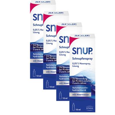 Snup Schnupfenspray 0,05% Nasenspray x4 4x10 ml