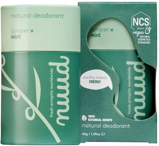 Nuud Natural Juniper x Mint Stick Vegan Deodorant - 45gr