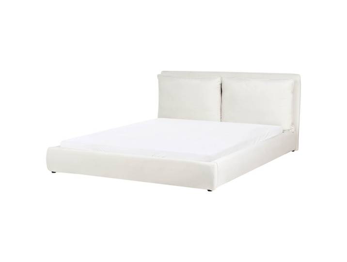 BETT mit Lattenrost 180/200 cm Cremeweiß Bajonna