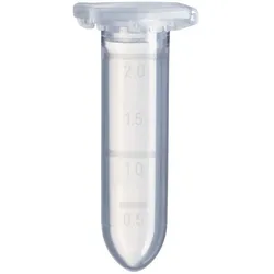 Safe-Lock Tubes PCR clean 2,0 ml farblos rund mit Deckel (1000 Stck.)