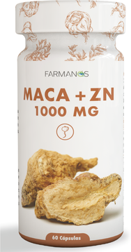 Farmanos Maca ZN 1000 mg 60 cápsulas