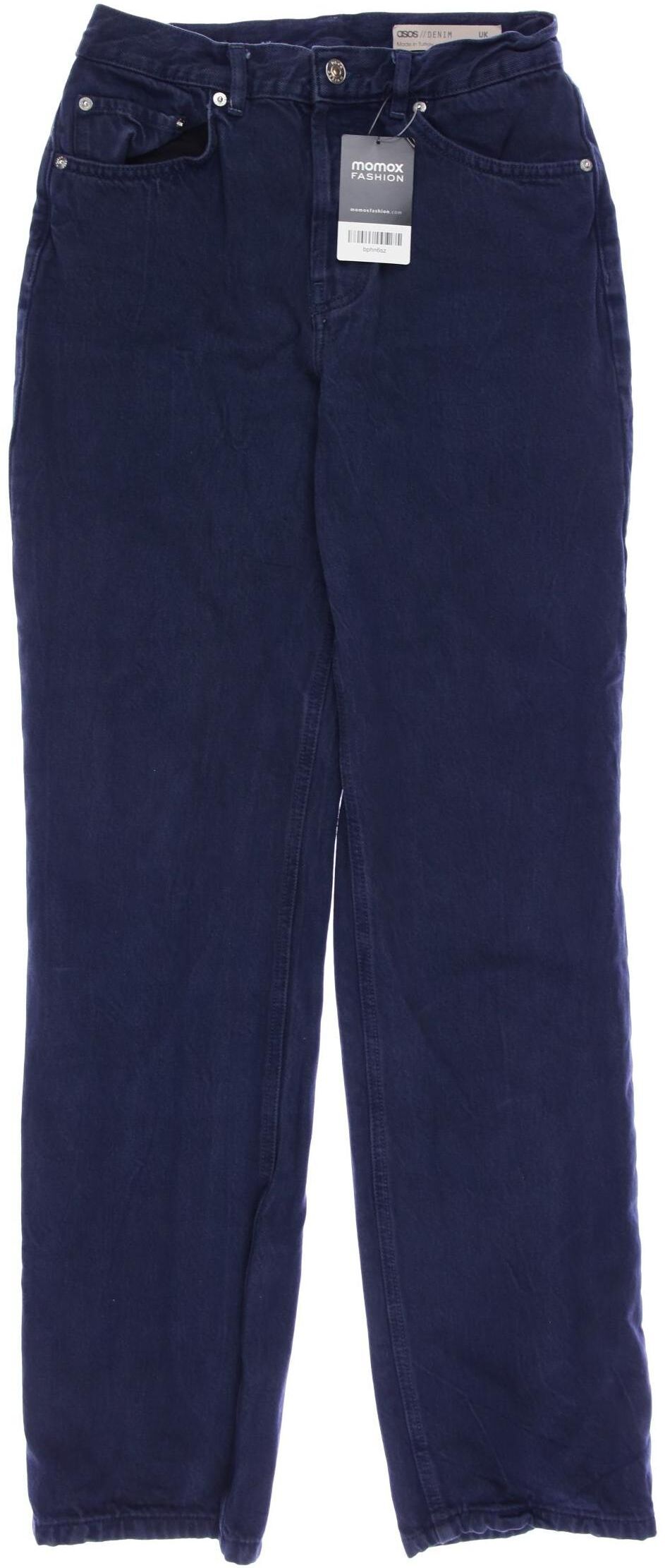 asos Damen Jeans, Marineblau, Gr. W28, kein / Etikett - Second Hand