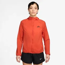 NIKE Damen Unterjacke W NK TRAIL REPEL JKT, Größe S in Rot Rot