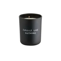 DONKEY Kerze im Glas   , schwarz , Paraffin,Glas , Maße (cm): H: 12,6  Ø: 9.9